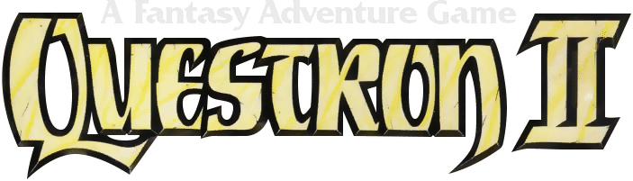 Questron logo for Commodore 64